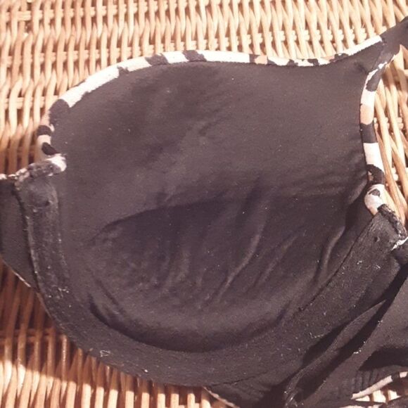 LEOPARD PRINT PUSH UP BRA 34B - Picture 3 of 7